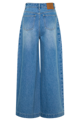 Bobby Oversized Jean With Front Pleat - Summer Blue