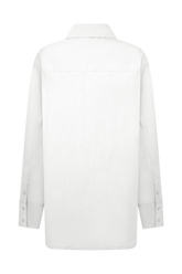 Campbell Cotton Oversized Shirt - White