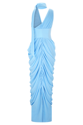 Alex Chiffon Maxi Dress - Blue