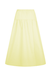 Amirah Midi Skirt - Lemon