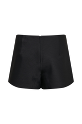 Anne Satin Mini Short - Black