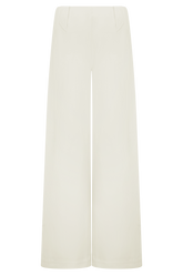 Arlo Wide Leg Suiting Trouser - Ivory