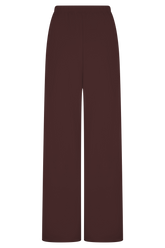 August Straight Leg Jogger - Chocolate