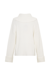 Bianka V Neck Knit Jumper - Off White