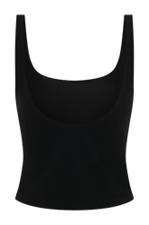 Blanca Stretch Crepe Cami Top - Black