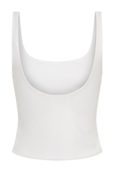 Blanca Stretch Crepe Cami Top - White