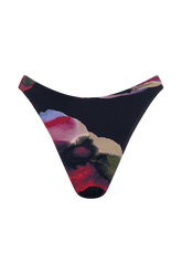 Brianna Cheeky Cut Bikini Bottom - Multi Fluid Reverie Print