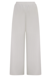 Campbell Cotton Wide Leg Pants - White