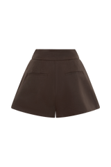 Alden High Waisted Short - Chocolate