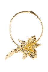 Allona Floral Choker - Gold
