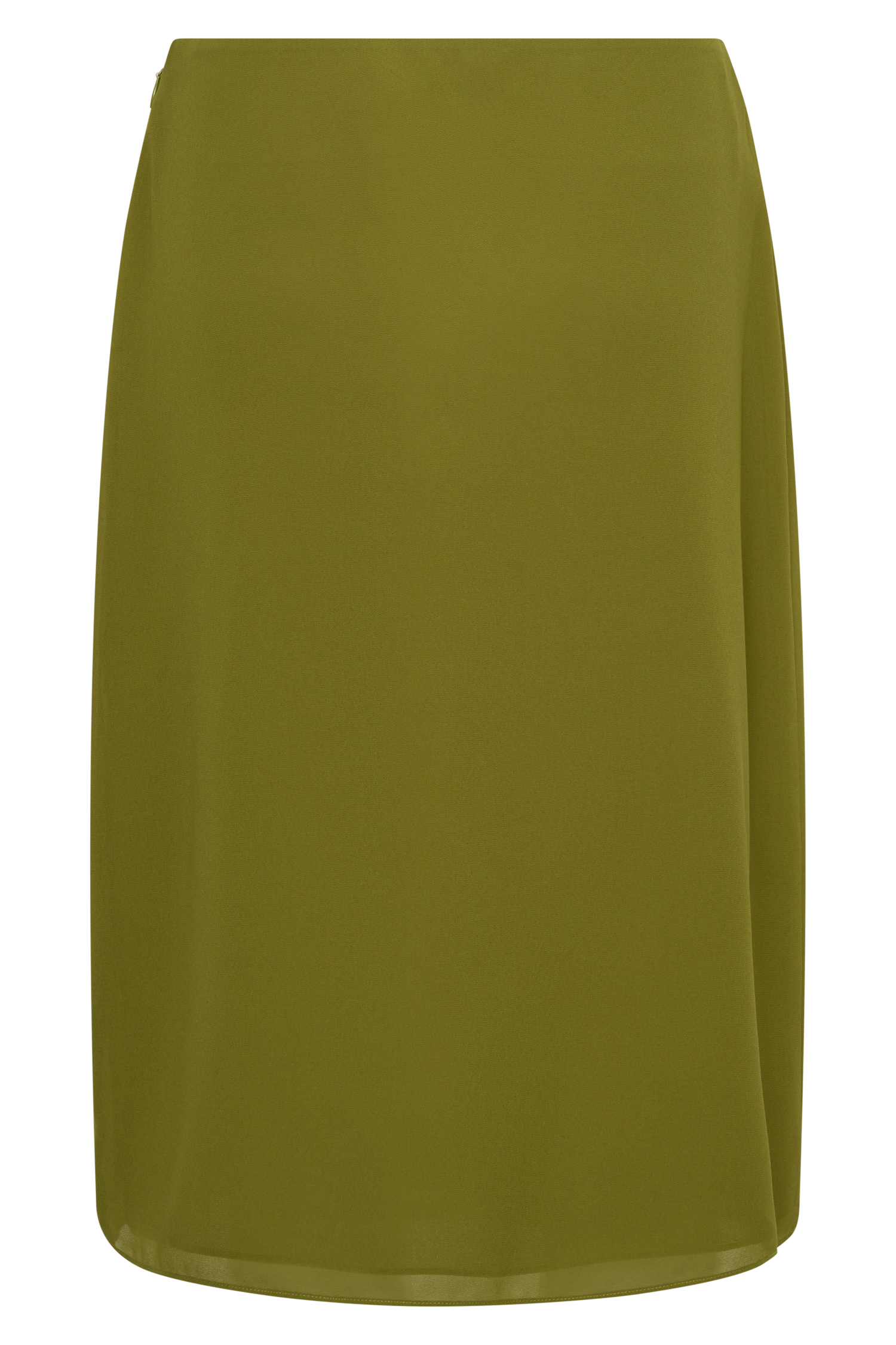 Amelia Chiffon Midi Skirt - Green