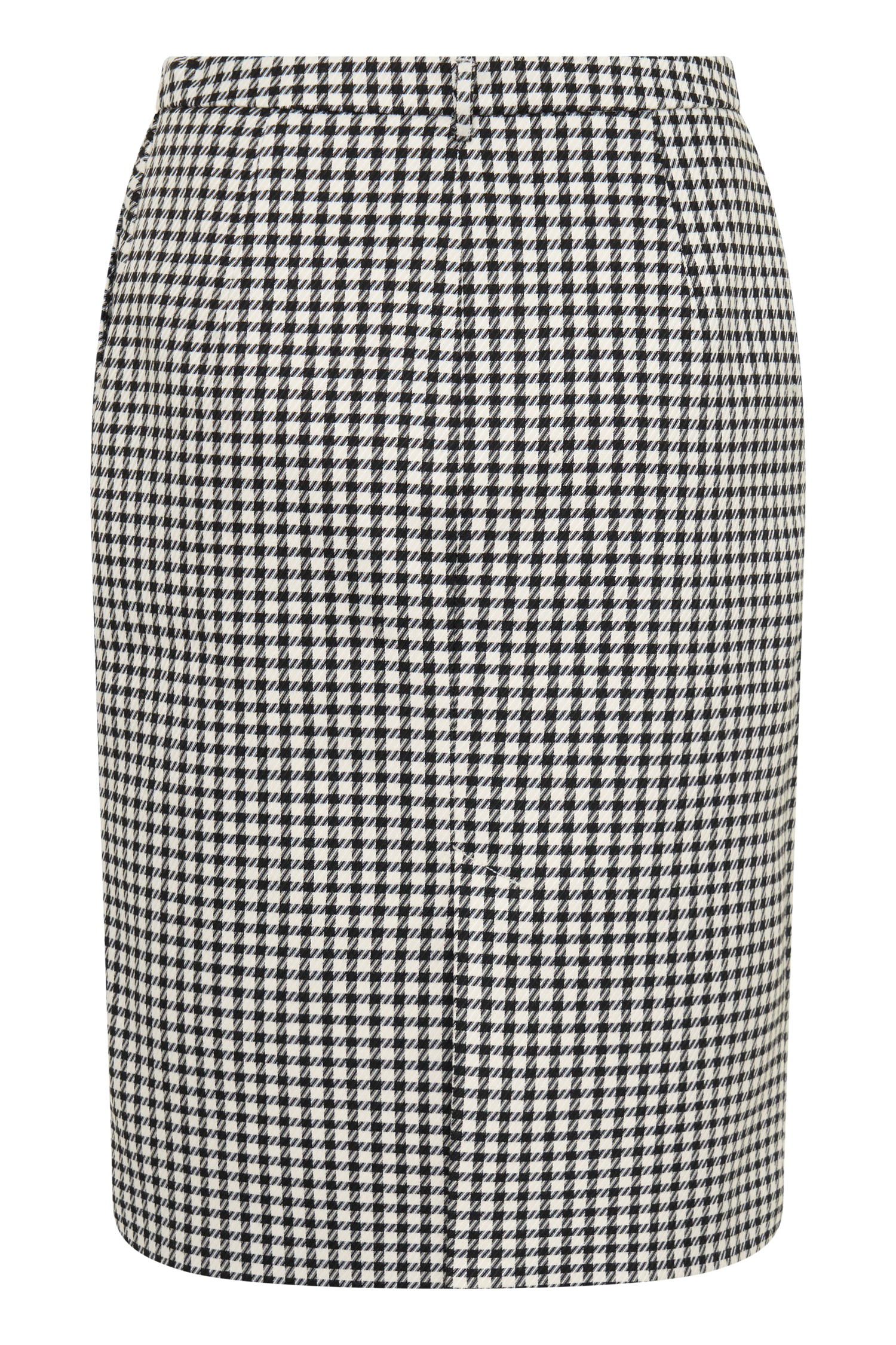 Amelie Tweed Midi Skirt - Houndstooth