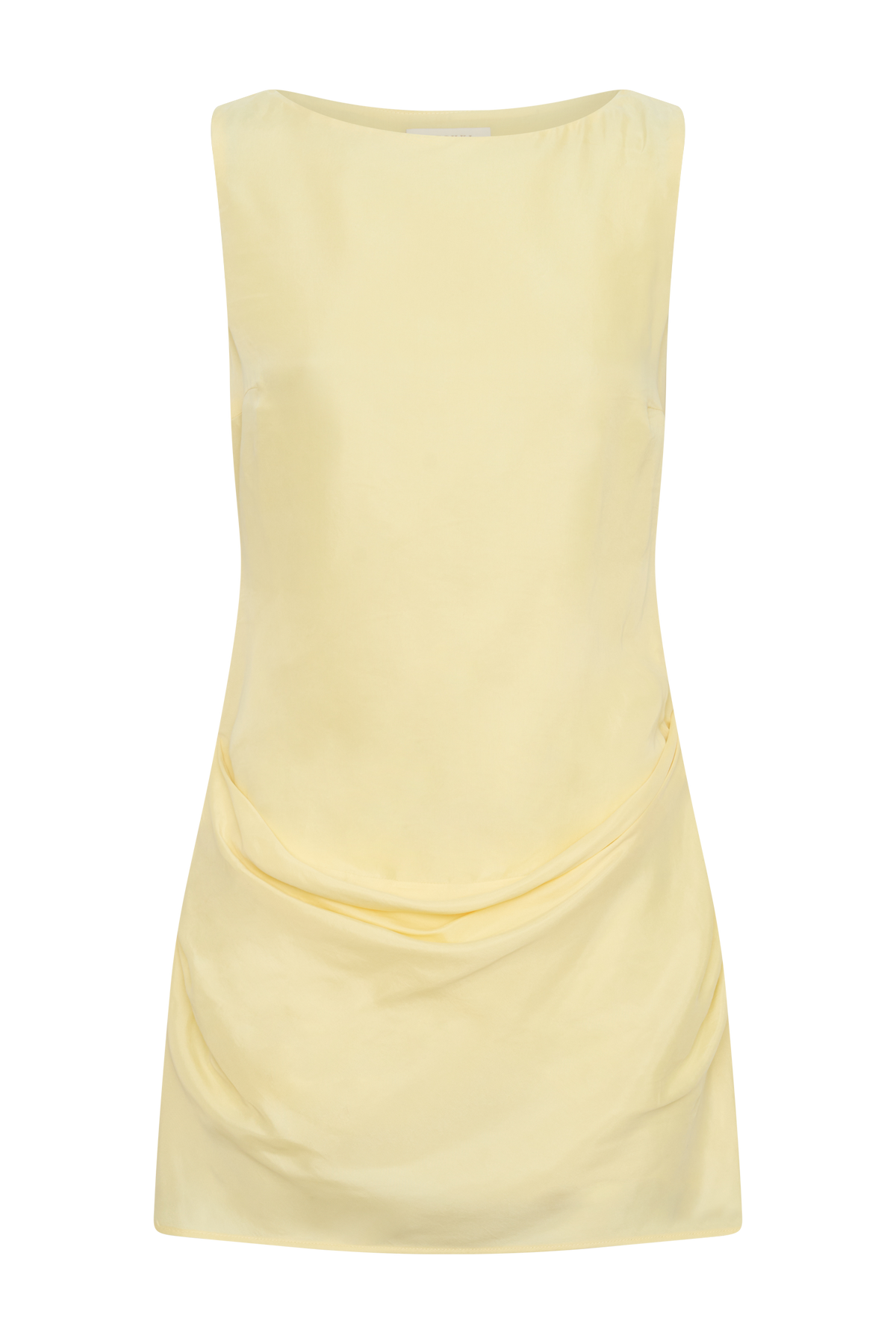 Bexley Draped Mini Dress - Butter