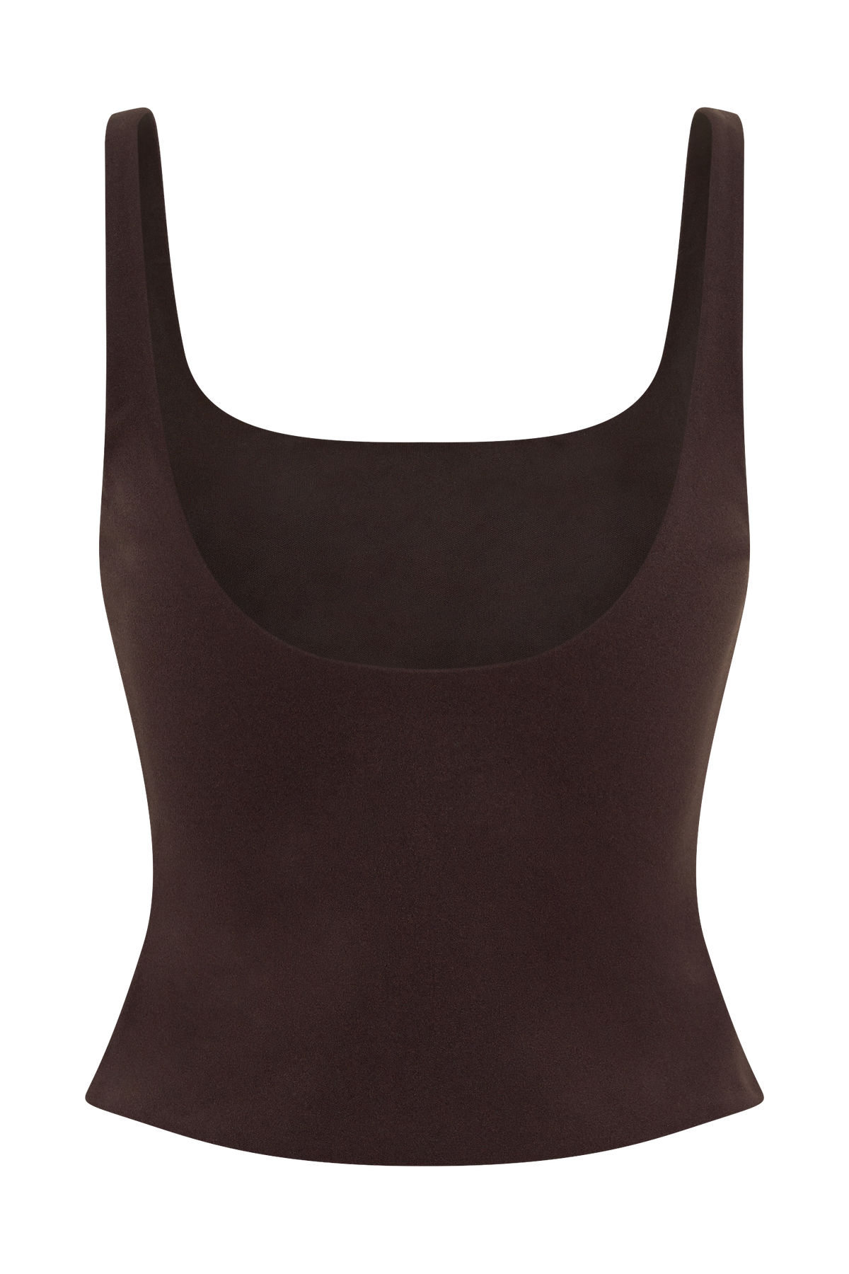 Blanca Stretch Crepe Cami Top - Chocolate