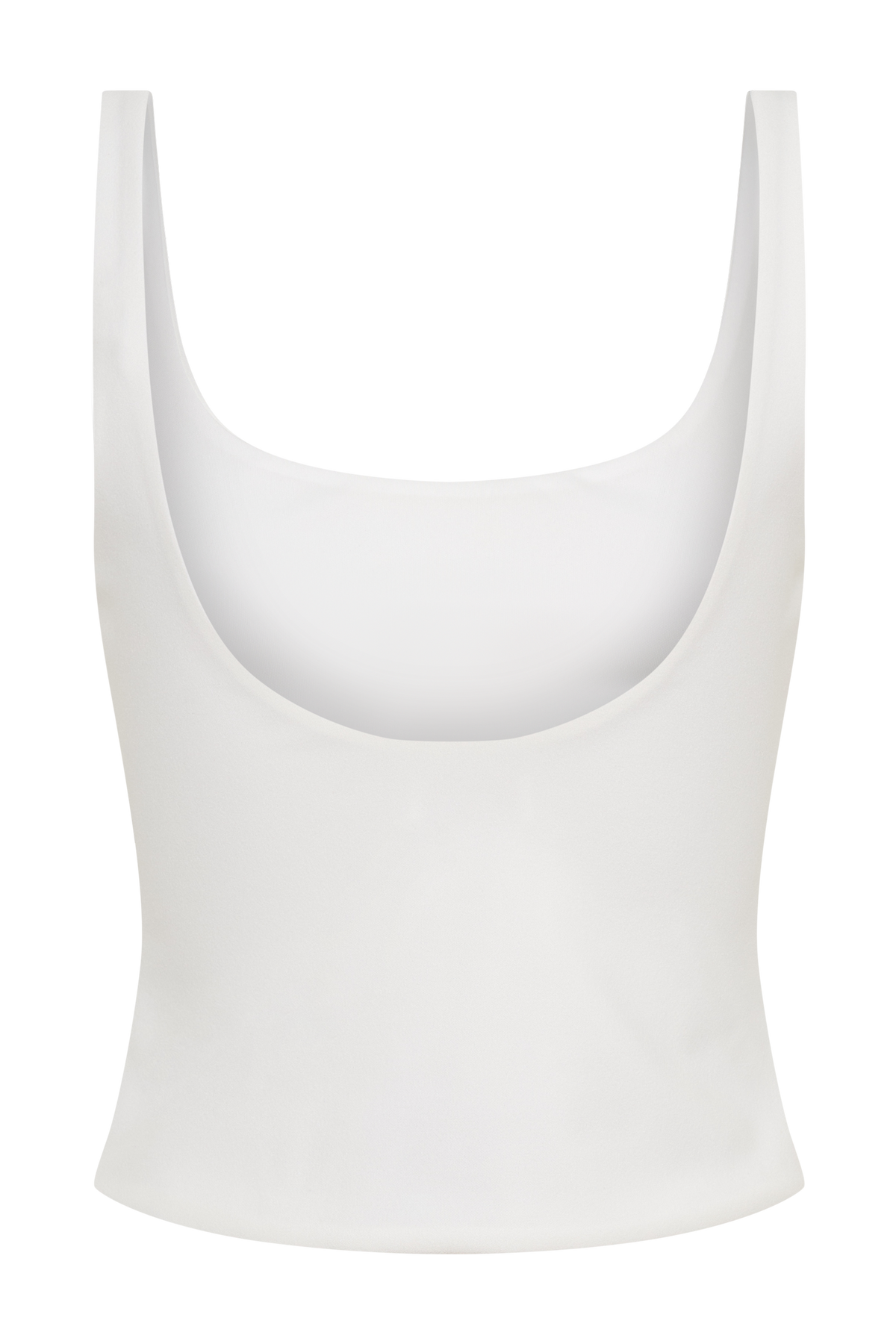 Blanca Stretch Crepe Cami Top - White