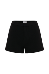 Blanca Stretch Crepe Shorts - Black