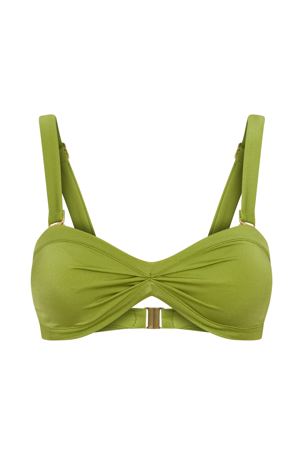 Briar Strapless Bikini Top - Green